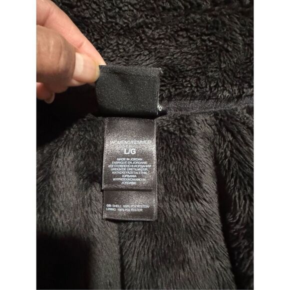 The North Face Black Osito Long sleeve women’s soft fleece jacket L - Picture 6 of 12